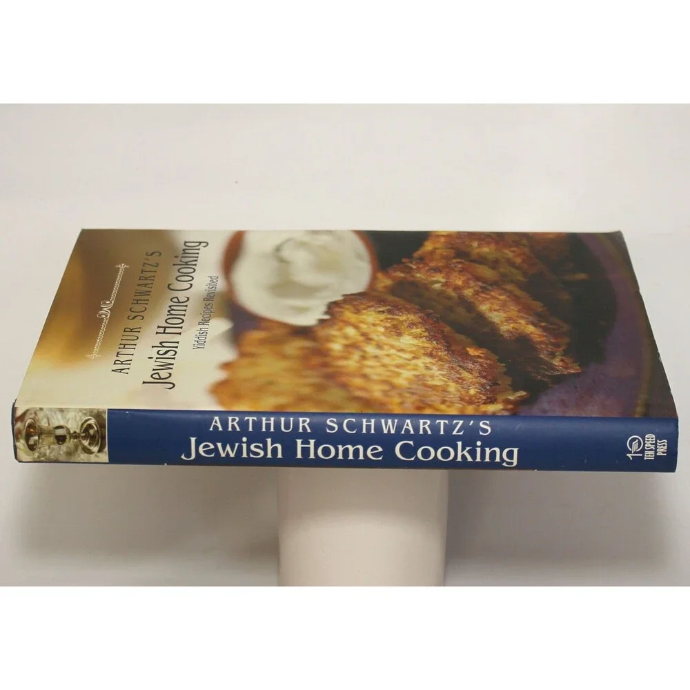 Arthur Schwartz's JEWISH HOME COOKING Yiddish Recipes Revisited HC/DJ Cookbook